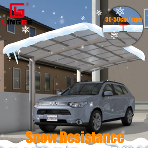 Abri de stationnement de voiture, <span class=keywords><strong>prix</strong></span> d'usine, feuille de Polycarbonate extérieure, Garage, pare-soleil personnalisé, abri d'auto - Product Image 4