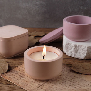 Cetakan Pot Bunga Gipsum Plester Nordik, Cetakan Silikon Vas untuk Wadah Lilin Semen Dengan Tutup - Product Image 3