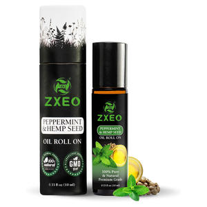Huile Essentielle de Menthe Poivrée 100% Pure et Naturelle en Roll-on – Aromathérapie, Massage, Soulagement des Maux de Tête – Huile Aromatique en Gros - Product Image 1