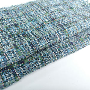 100% पॉलिएस्टर ट्वीड कपड़े चैनल-शैली प्लेड कपड़े के लिए लक्जरी जैकेट - Product Image 2