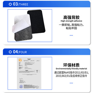 Joints EPDM carrés et ronds, tampons en mousse résistants à l'huile, amortisseurs d'étanchéité pour usage automobile - Product Image 2