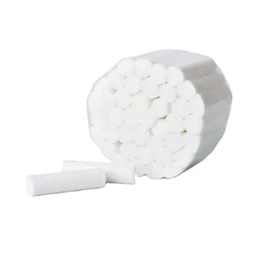 Rollos de algodón para uso Dental, rollo de algodón de alta absorción para la boca y la nariz, medio de 100% pulgadas, no estéril, paquete de 50 Uds., 1,5