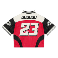 YSJY OEM Maillot de football américain personnalisé, t-shirt de baseball surdimensionné, sublimation personnalisée, t-shirt de baseball en mesh pour hommes