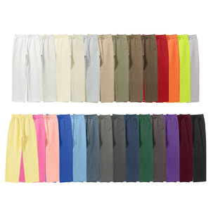 <span class=keywords><strong>Pantalon</strong></span> de sport pour <span class=keywords><strong>homme</strong></span> 2026, automne-hiver, couleur unie, taille mi-haute, en velours de coton épais, rembourré, coupe droite ample, avec cordon de serrage - Product Image 5
