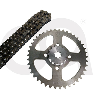 Pignon de <span class=keywords><strong>moto</strong></span> de remplacement neuf pour boîte de vitesses OEM/DQ Marque AX100 Ensembles de chaîne et de pignon Pièces détachées de <span class=keywords><strong>moto</strong></span> - Product Image 1