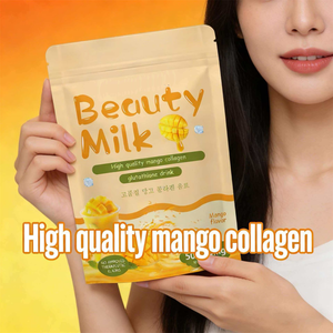 Poudre de Collagène Premium au Melon et au Lait 180g, Peptides de Collagène <span class=keywords><strong>Marin</strong></span> et Glutathion pour une Peau Éclatante et un Teint Unifié - Product Image 4