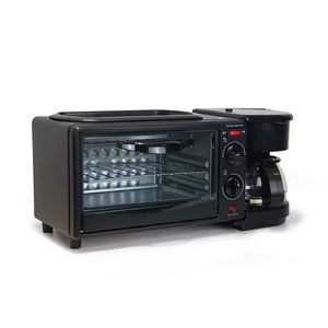 Machine à petit-déjeuner multifonctionnelle OEM 9L 3-en-1 pour la maison : cuiseur à œufs, grille-pain, four à pizza, appareil à sandwichs. - Product Image 3