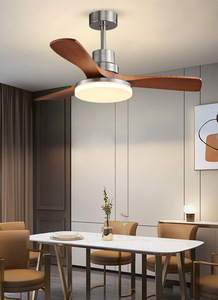<span class=keywords><strong>Ventilador</strong></span> de <span class=keywords><strong>Techo</strong></span> LED Moderno Nórdico con 3 Aspas, Motor DCM, Decoración Minimalista de Diseño para Sala de Estar, Control Remoto Incluido - Product Image 2