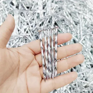 Galvanized Flat Head 4 Inch 100 Mm Concrete Nails Steel Iron Wire Roofing Concrete Nails
