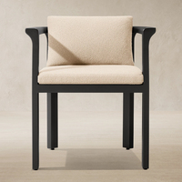 Ensemble de salle à manger extérieure moderne pour hôtel, table et chaises de salle à manger extérieure pour villa, table de salle à manger extérieure pour complexe hôtelier, ensemble de salle à manger extérieure de luxe pour patio