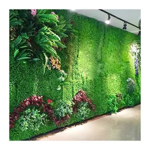 P192 Anti-uv Plastic Buxus Panelen Hedge Achtergrond Panelen Kunstmatig Plant Gras Muur Voor Indoor