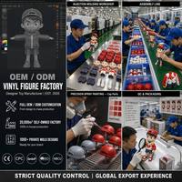 Figura de acción de diseño artístico 3D en PVC hecha a medida, modelo de dibujos animados personalizado, juguete de vinilo