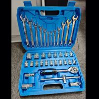 Lot de 37 outils à main en gros, clés à douille, cliquet, pour mécanicien domestique et réparation automobile – Vente chaude