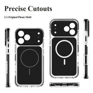 Funda Magnética Estilo <span class=keywords><strong>iPhone</strong></span> 17 para <span class=keywords><strong>iPhone</strong></span> 15 <span class=keywords><strong>Pro</strong></span> Max, Protector de Lente con Orificios Precisos y Carcasa Rígida de Acrílico Resistente a Impactos - Product Image 6