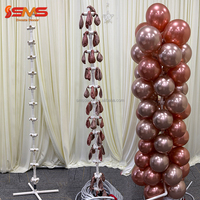 Arche de ballons gonflables automatiques colorées pour décoration de fête, support de ballons pour mariage et événements - Vente en gros SMS