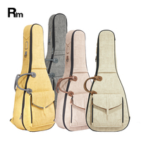 FLA RM sac de guitare en cuir personnalisé arc-en-ciel grande quantité étui de guitare électrique étanche coloré pour ukulélé