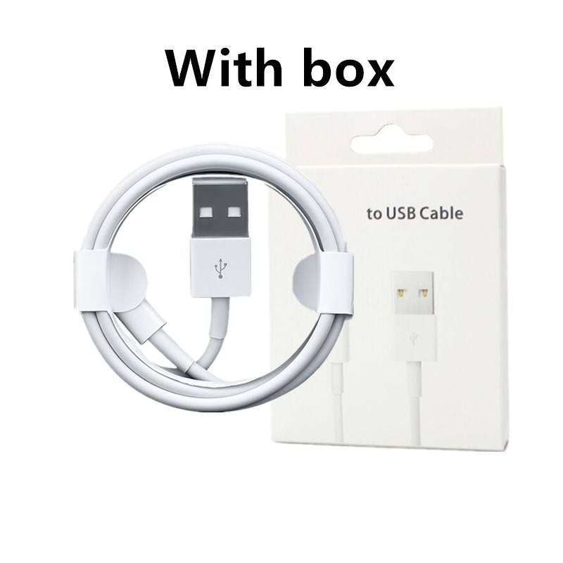 USB สีขาว TO 8pin พร้อมกล่อง