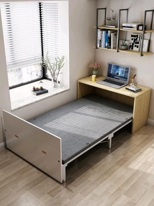 Letto contenitore moderno con cerniere, letto a scomparsa a parete, divano letto <span class=keywords><strong>Murphy</strong></span> con materasso - Product Image 3