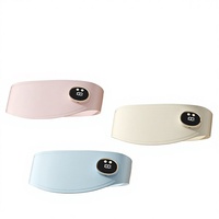 Ceinture de soutien utérin et lombaire ultra-fine avec affichage numérique intelligent, technologie de vibration chauffante, rechargeable et portable, compresse chaude pour les hanches