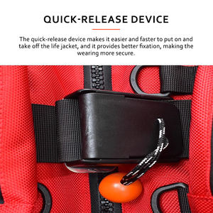 تورنت الكبار. سترة إنقاذ عالية الجودة من قماش أكسفورد الأحمر لعام 196N مع سترة النجاة للرابيد للبالغين - Product Image 5