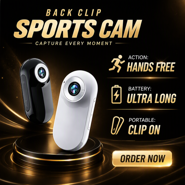 Mini Thumb Action Camera 1080P HD Sports Camera Wearable Body Camera Video Recorder for Cycling Surfing Skiing Outdoor Sports