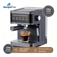 Machine à expresso italienne semi-automatique HY Home, pression 20 bars, contrôle de température NTC, buse vapeur réglable, couleur personnalisée disponible