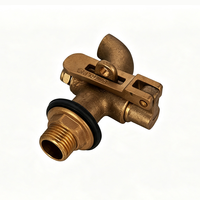 Robinet en laiton, vente directe usine, robinet d'eau chaude 1/2" 3/4" à verrouillage, poignées en cuivre, possibilité de bloquer la sortie d'eau