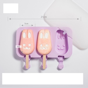 Stampi per gelato in silicone a forma di fiore a forma di fiore a forma di cuore - Product Image 3