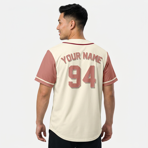 Maillot de baseball unisexe personnalisé, impression par sublimation, nom de l'équipe, logo, 100% polyester, manches courtes, toutes saisons, vêtements de sport pour adultes - Product Image 4