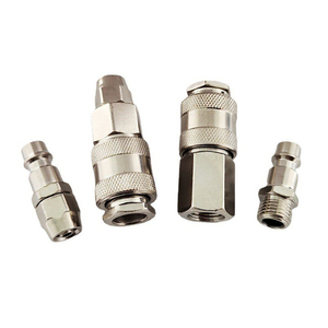 Комплект быстроразъемных соединений для пневматических шлангов европейского стандарта, промышленного типа, для компрессоров, с гладким высоким давлением - Product Image 6