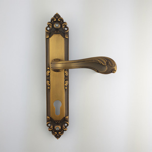 Serrure de poignée de porte en or à longue entrée brossée de style luxueux et à la mode pour le marché <span class=keywords><strong>du</strong></span> <span class=keywords><strong>sud</strong></span>-<span class=keywords><strong>est</strong></span> - Product Image 4