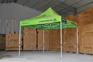 Tenda da esposizione portatile per eventi in acciaio,