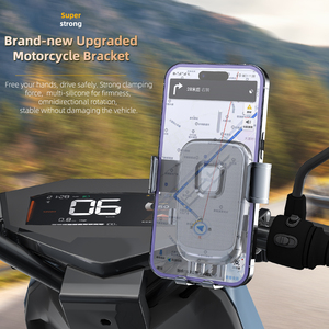 Supporto Universale Regolabile per Cellulare da <span class=keywords><strong>Moto</strong></span>, Vendita all'Ingrosso, Supporto Flessibile per Scooter e Motociclette - Product Image 2