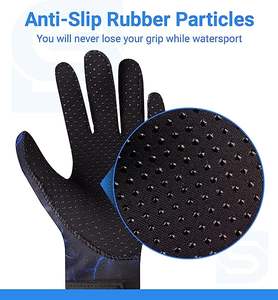 Combinaison de plongée pour hommes et femmes thermique antidérapante en néoprène pour la plongée en apnée isolée 3mm Ensemble de gants pour le surf - Product Image 3