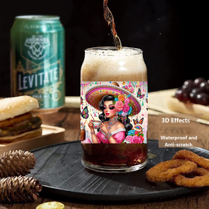 Autocollant de transfert UV DTF pour gobelet de 16 oz, style mexicain, personnalisé, en gros, dessin animé, imperméable, en vrac - Product Image 5