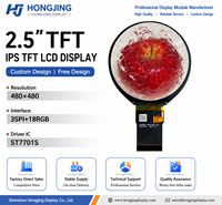Module d'affichage LCD TFT rond de 2,5 pouces, écran LCD circulaire IPS 480x480, interface ST7701S 3SPI pour équipement industriel