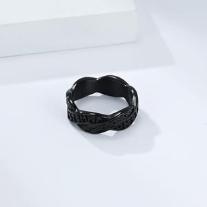 Vintage Nordic Style Viking Eternal Knot <b>Ring</b> Titanium Steel Unisex Jewelry Gift - Product Image 4
