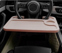Plateau universel de bureau de table de volant de voiture en plastique robuste personnalisé pour les aliments, la consommation et les boissons pour ordinateur portable