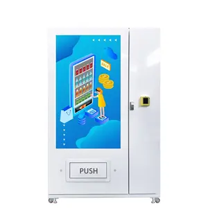 Pure E-wallet vending machine with 55 inch touch screen Malaysia vending machine contactless