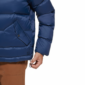 Men's <b>Lightweight</b> Coated Long Quilted Puffer <b>Jacket</b> <b>Waterproof</b> & Breathable <b>Packable</b> Street Style Customizable Design - Product Image 1