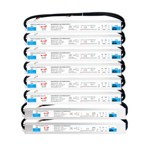 ไดรเวอร์ LED กันน้ำ IP67 CV 0-10V/1-10V/10V PWM/Rx ปรับหรี่แสงได้ 36-200W 100-240V/170-264V AC DC 12V 24V สำหรับกล่องไฟ LED - Product Image 1