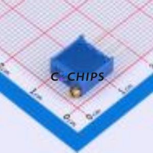 Resistencia Ajustable/Potenciómetro 3296W-1-501LF SIP-3P, 9.5x4.8mm, Resistencia de 500 Ohmios, 10%, 500mW, 100ppm ℃ - Product Image 2