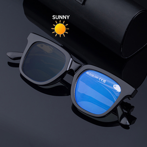 Gafas de Sol Partagas de Diseño con Logotipo Personalizado, Cuadradas, Fotocromáticas, Anti Luz Azul, UV400, para Hombre y Mujer - Product Image 3