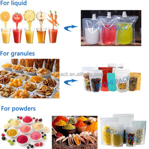 Máquina <span class=keywords><strong>de</strong></span> embalaje automática para bolas <span class=keywords><strong>de</strong></span> pescado, semillas <span class=keywords><strong>de</strong></span> soja, bolsa prehecha, empaquetadora <span class=keywords><strong>de</strong></span> pollo, <span class=keywords><strong>pepitas</strong></span>, macarrones, pasta - Product Image 2