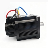 Moteur servo AC monophasé CSZBTR 1 kW 80ST-M02430, actionneur à bride de 80 mm, version blanche, avec driver silencieux et contrôleur AASD-15A