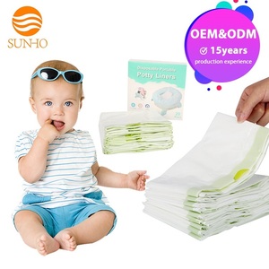 Taşınabilir tek kullanımlık paket Commode gömlekleri süper emici pedler pedleri ile evrensel uyum başucu Commode gömlekleri - Product Image 6