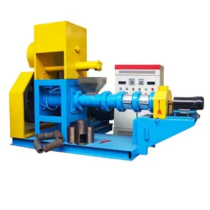 Feed Pellet Machine Type, New Floating Fish Feed Extruder and Dryer Feeding Floating