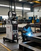 Machine à souder industrielle MIG/MMA 4-en-1 MIG500P, acier inoxydable, numérique, double pulsation, refroidissement par eau, 100 % cycle de travail, NOUVEAU
