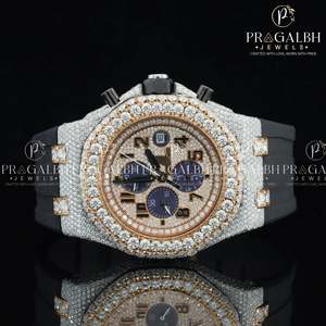 Encantador Diamante de moissanita automático con reloj resistente al agua precio al por mayor - Product Image 3