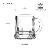 Verres à shot miniatures de 2 oz avec poignée, personnalisables et gravés, de haute qualité, pour bars et barmen - Vente en gros